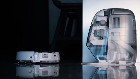 El llamativo diseño transparente del DJI ROMO