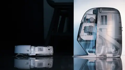 El llamativo diseño transparente del DJI ROMO El llamativo diseño transparente del DJI ROMO