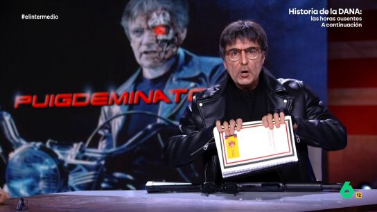 Ra&uacute;l P&eacute;rez se convierte en este v&iacute;deo en 'Carles Puigdemont', que como si fuera el mism&iacute;simo 'Terminator' se ha propuesto acabar con el Gobierno de S&aacute;nchez: "Sayonara, Pedri".