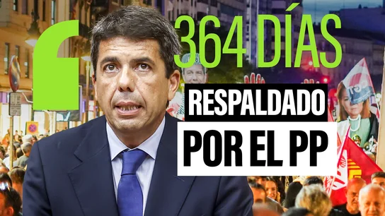 Un año respaldado por el PP: la impunidad de Carlos Mazón tras la DANA Un año respaldado por el PP: la impunidad de Carlos Mazón tras la DANA