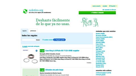Asi es la web nolotiro.org