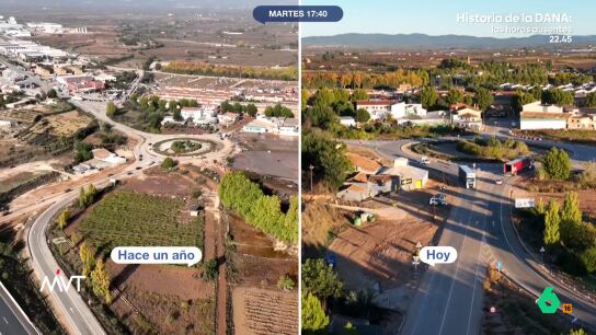 Antes y despu&eacute;s DANA