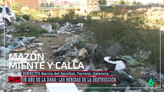 Basura acumulada y escombros: las secuelas de la DANA en un barrio de Torrent un a&ntilde;o despu&eacute;s
