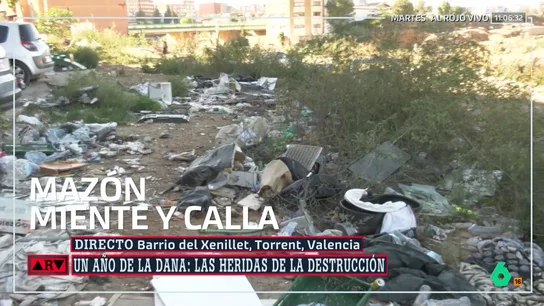 Basura acumulada y escombros: las secuelas de la DANA en un barrio de Torrent un año después Basura acumulada y escombros: las secuelas de la DANA en un barrio de Torrent un año después