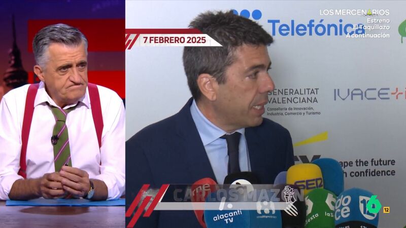 Wyoming desmonta las mentiras de Mazón sobre el día de la DANA: "Tiene más cara que versiones"