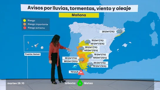 Lluvia, viento y tormentas: España se prepara para un episodio intenso que durará varios días Lluvia, viento y tormentas: España se prepara para un episodio intenso que durará varios días