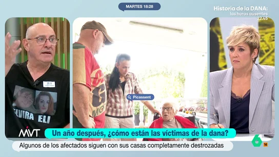 Ernesto, perdió a su hermana y su sobrina en la DANA, expone qué sienten cuando llueve: "Es psicosis colectiva" Toñi y Ernesto perdieron a varios familiares a causa de las riadas que asolaron Valencia. Para ellos, el anuncio de una nueva DANA o de que va a llover, les lleva a sentir la misma angustia que vivieron el 29 de octubre de 2024.