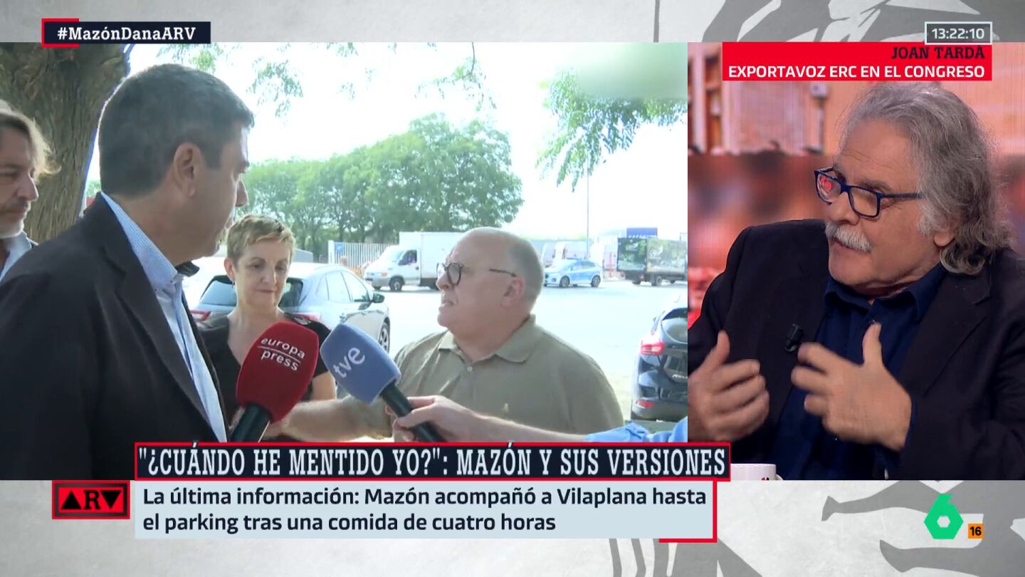 Joan Tard&agrave;, sobre Maz&oacute;n: "&iquest;C&oacute;mo puede mantener esta indignidad? Podr&iacute;a estudiarse desde un punto de vista cl&iacute;nico"