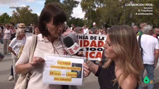 Una mujer que estuvo 16 meses con c&aacute;ncer sin saberlo por el error en los cribados: "Si hubiera sido m&aacute;s agresivo, me hubiera ido"