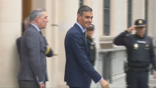 Pedro Sánchez, a su salida de la comisión de investigación del caso Koldo en el Senado Pedro Sánchez, a su salida de la comisión de investigación del caso Koldo en el Senado