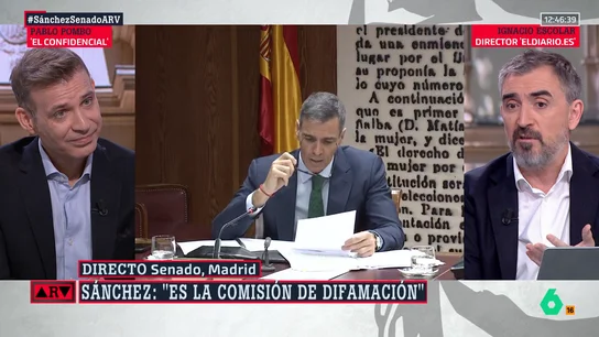 Ignacio Escolar, sobre la comparecencia de Sánchez en el Senado : "La primera media hora ha sido un absoluto circo" Ignacio Escolar, sobre la comparecencia de Sánchez en el Senado : "La primera media hora ha sido un absoluto circo"