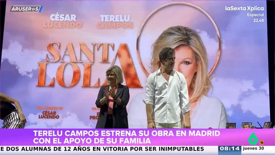 Terelu Campos estrena su obra de teatro en Madrid arropada por Alejandra Rubio y Carlo Costanzia Terelu Campos estrena su obra de teatro en Madrid arropada por Alejandra Rubio y Carlo Costanzia