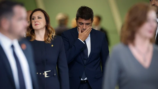 Carlos Mazón, durante el funeral de Estado por las víctimas de la DANA Carlos Mazón, durante el funeral de Estado por las víctimas de la DANA