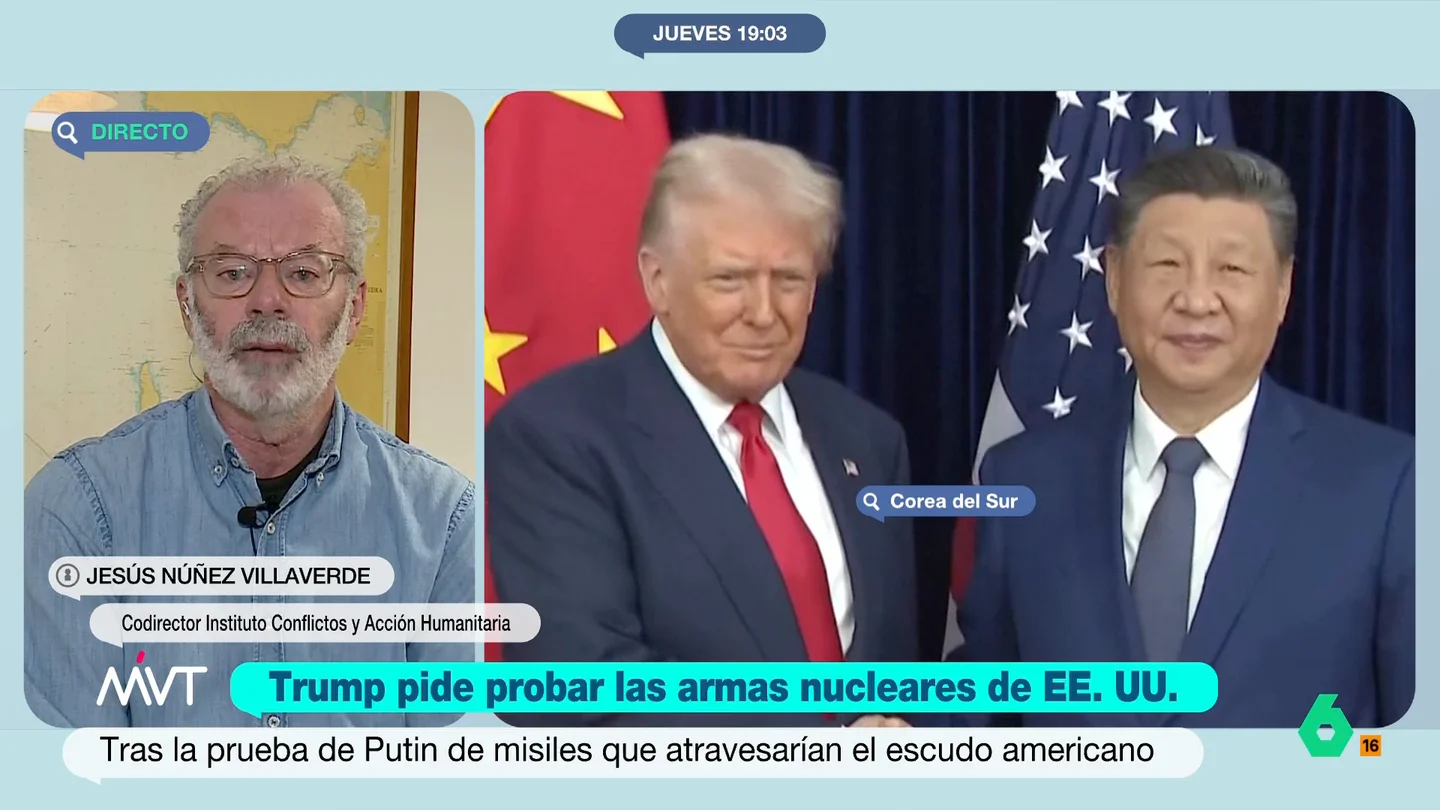 Jesús Núñez advierte que Trump intenta llevarnos a una "ley de la jungla" donde cree que puede "imponer su dictado" Jesús Núñez advierte que Trump intenta llevarnos a una "ley de la jungla" donde cree que puede "imponer su dictado"