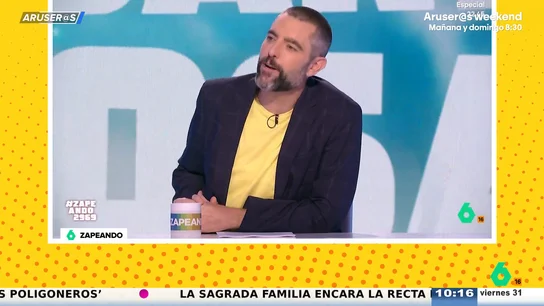 La divertida broma de Dani Mateo a Ferreras: "Cualquier día echa a Alfonso Arús y presenta 'Ferruseros'" La divertida broma de Dani Mateo a Ferreras: "Cualquier día echa a Alfonso Arús y presenta 'Ferruseros'"