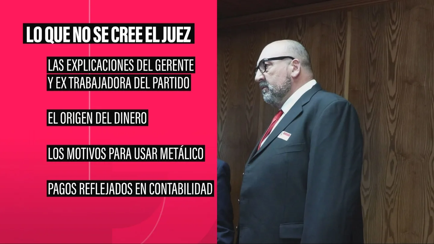 Pagos en metálico en Ferraz: el PSOE bajo la lupa del juez que no se cree sus explicaciones Pagos en metálico en Ferraz: el PSOE bajo la lupa del juez que no se cree sus explicaciones