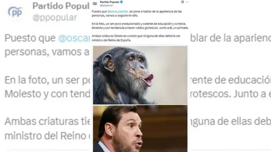 Puente y el PP se enzarzan en redes por 'quién es más guapo' tras la comparecencia de Sánchez en el Senado Puente y el PP se enzarzan en redes por 'quién es más guapo' tras la comparecencia de Sánchez en el Senado