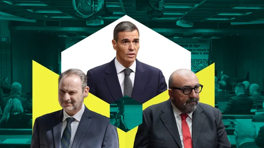 Pedro Sánchez, José Luis Ábalos y Koldo García Pedro Sánchez, José Luis Ábalos y Koldo García
