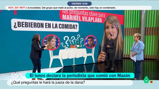 Bea de Vicente, sobre las preguntas clave para Maribel Vilaplana