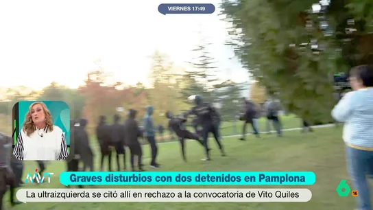 Elisa Beni, en Más Vale Tarde Elisa Beni, en Más Vale Tarde