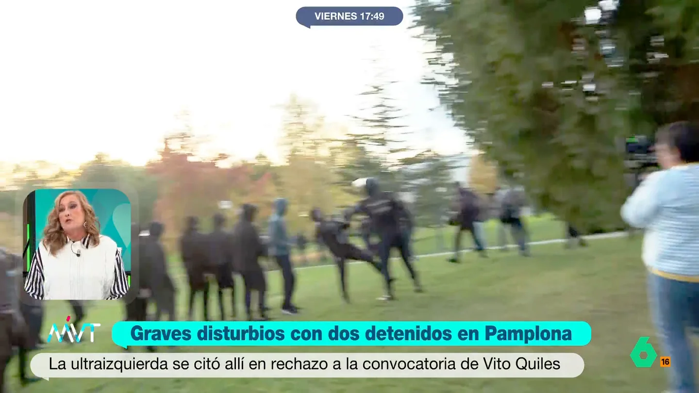 Elisa Beni, en Más Vale Tarde Elisa Beni, en Más Vale Tarde
