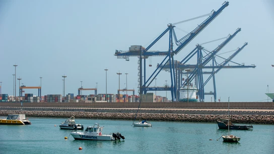 Puerto de Walvis Bay, Namibia. Puerto de Walvis Bay, Namibia.