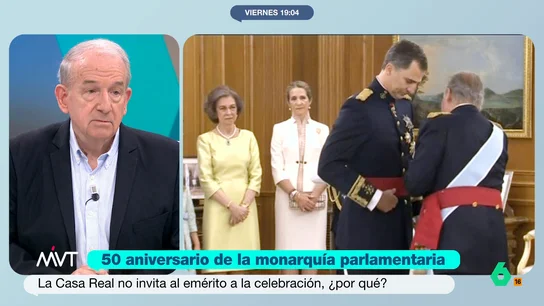 José Apezarena, sobre el rey emérito José Apezarena, sobre el rey emérito