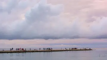 Pier en Tonga Pier en Tonga