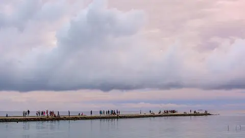 Pier en Tonga Pier en Tonga