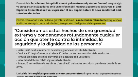 Comunicado del Club Esportiu Bisbal Bàsquet de la Bisbal d'Empordà. Comunicado del Club Esportiu Bisbal Bàsquet de la Bisbal d'Empordà.