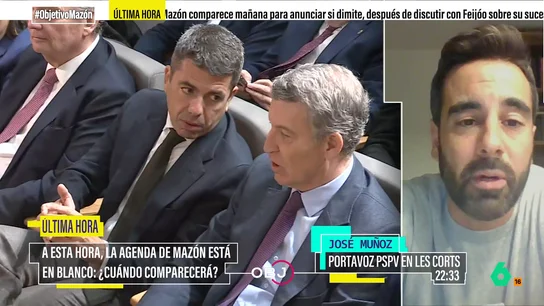 José Muñoz, portavoz del PSPV José Muñoz, portavoz del PSPV