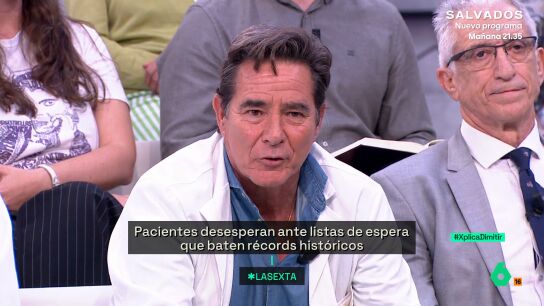 Javier Caracuel, m&eacute;dico de urgencias, denuncia que "el sistema sanitario se est&aacute; ahogando"