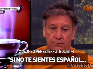 El firme mensaje de Alfonso Pérez en 'El Cafelito': "No es coherente ir con la Selección y no sentirte español"