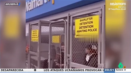 Alfonso Arús muestra las nuevas celdas de una cadena de supermercados para detener a los ladrones en el establecimiento: "Como monos" Alfonso Arús muestra las nuevas celdas de una cadena de supermercados para detener a los ladrones en el establecimiento: "Como monos"