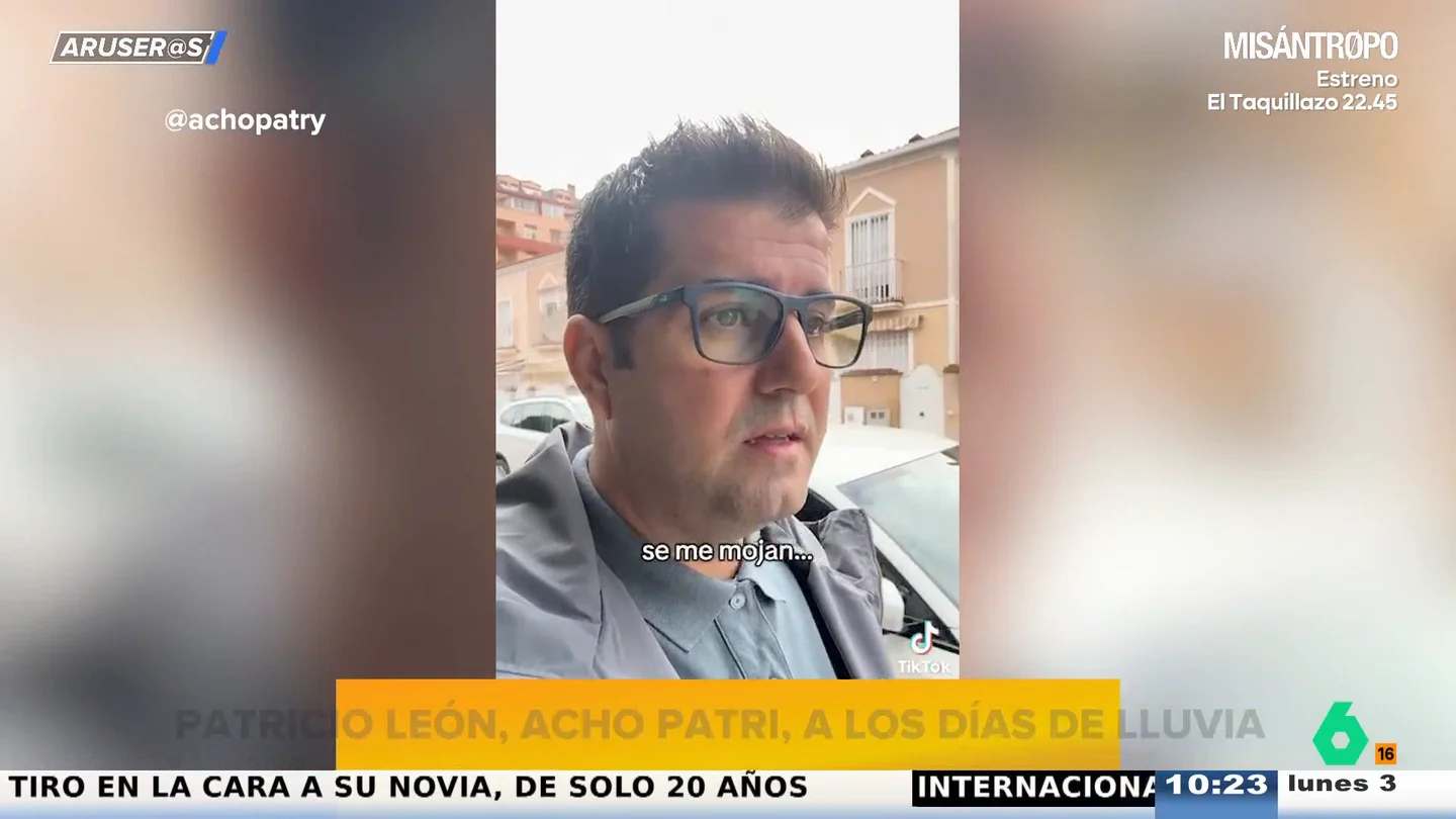 Achopatry se ríe de la odisea de los días de lluvia para quienes usan gafas: "¿Saludo a todo el mundo o a nadie?" Achopatry se ríe de la odisea de los días de lluvia para quienes usan gafas: "¿Saludo a todo el mundo o a nadie?"