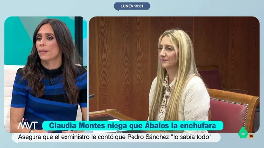 Velasco, tras la comparecencia de Claudia Montes: "Es importante cómo Ábalos y Koldo convirtieron el ministerio en una casa de citas" Velasco, tras la comparecencia de Claudia Montes: "Es importante cómo Ábalos y Koldo convirtieron el ministerio en una casa de citas"