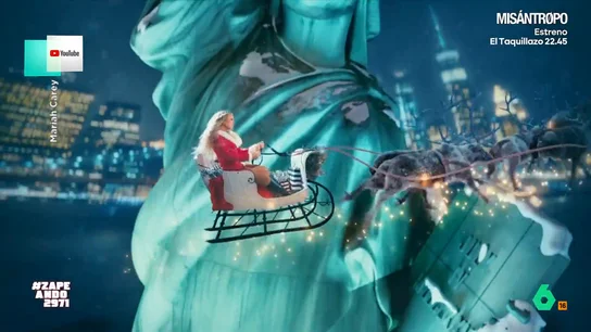 A María Gómez no le convence el vídeo de Mariah Carey anunciando la Navidad: "Ya sabemos dónde no invierte los royalties" Mariah Carey daba el pistoletazo de salida a la Navidad con un vídeo en el que se la ve a bordo del trineo de Santa Claus surcando los cielos, pero donde 'cantan' un poco los efectos especiales.
