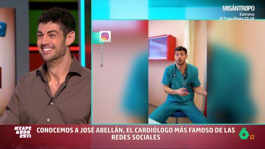 V&Iacute;DEO| &iexcl;Nuevo fichaje en Zapeando! El cardi&oacute;logo Jos&eacute; Abell&aacute;n cuelga la bata para cuidar nuestros corazones