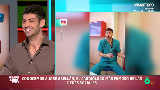 VÍDEO| ¡Nuevo fichaje en Zapeando! El cardiólogo José Abellán cuelga la bata para cuidar nuestros corazones VÍDEO| ¡Nuevo fichaje en Zapeando! El cardiólogo José Abellán cuelga la bata para cuidar nuestros corazones