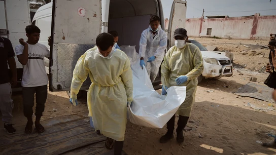 Imagen de palestinos fallecidos Imagen de palestinos fallecidos