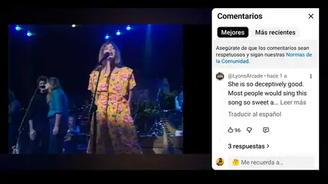 Comentarios en YouTube Comentarios en YouTube