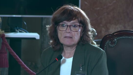 Maria del Mar Hedo, jefa de prensa de la Fiscal&iacute;a General