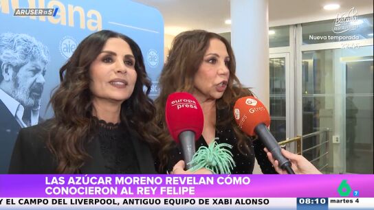 Las Az&uacute;car Moreno revelan su inesperado encuentro con el rey Felipe en una discoteca: "Nos dijo sois maravillosas y preciosas"