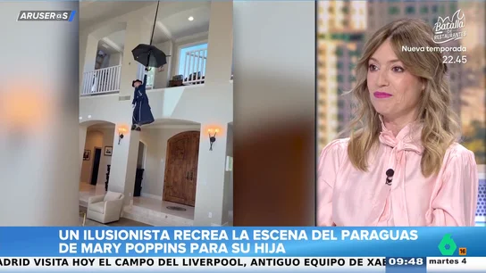 El mágico vídeo del ilusionista que recrea la escena de Mary Poppins con su hija El mágico vídeo del ilusionista que recrea la escena de Mary Poppins con su hija