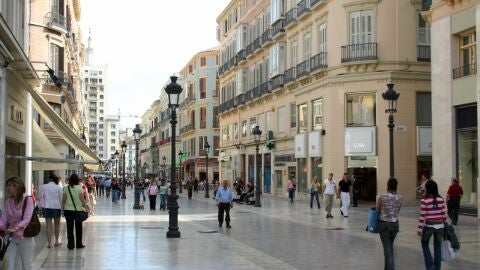 Calle Larios, en Málaga
