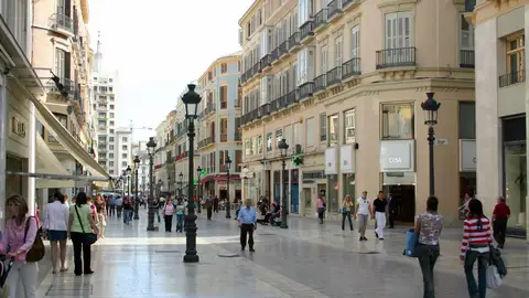 Calle Larios, en Málaga Calle Larios, en Málaga