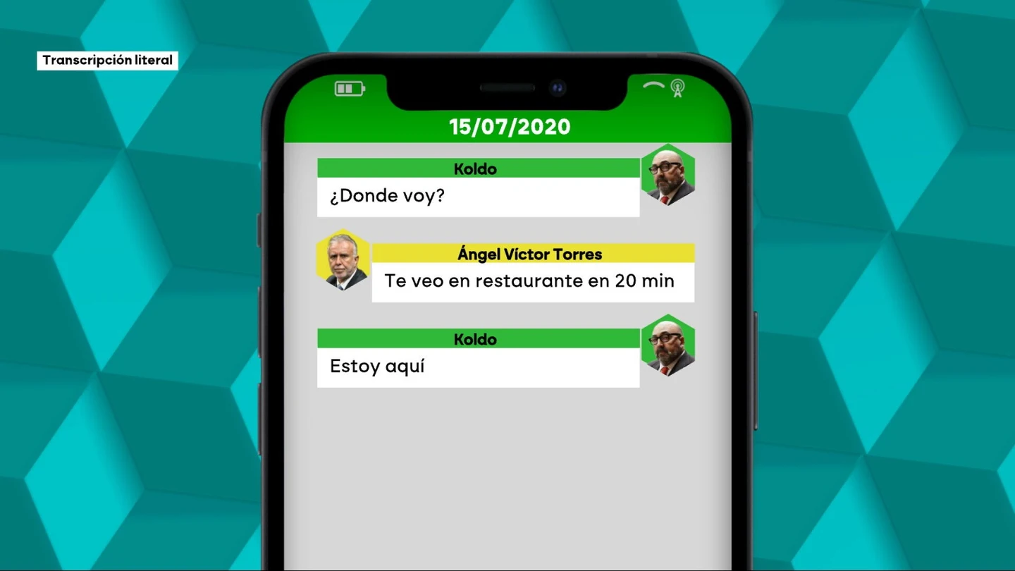 Conversación entre Ángel Víctor Torres y Koldo García Conversación entre Ángel Víctor Torres y Koldo García