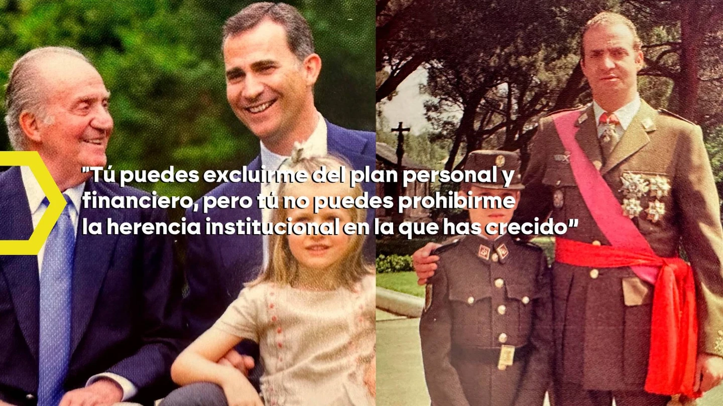 El reproche del emérito a Felipe VI cuando le retiró el sueldo: "Significa que me rechazas. No puedes prohibirme la herencia institucional" El reproche del emérito a Felipe VI cuando le retiró el sueldo: "Significa que me rechazas. No puedes prohibirme la herencia institucional"