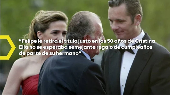 El doble rasero del rey Juan Carlos en su único reproche a Urdangarin: "Se fue con otra mujer" El doble rasero del rey Juan Carlos en su único reproche a Urdangarin: "Se fue con otra mujer"