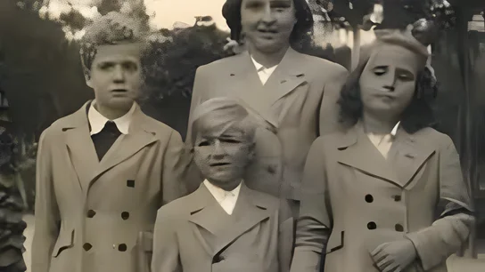 Juan Carlos I junto a sus hermanos Pilar, Alfonso y Margot Juan Carlos I junto a sus hermanos Pilar, Alfonso y Margot